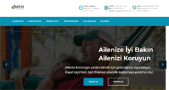 Desktop Screenshot of batinsigorta.com
